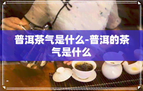 普洱茶气是什么-普洱的茶气是什么