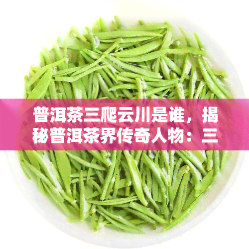 普洱茶三爬云川是谁，揭秘普洱茶界传奇人物：三爬云川