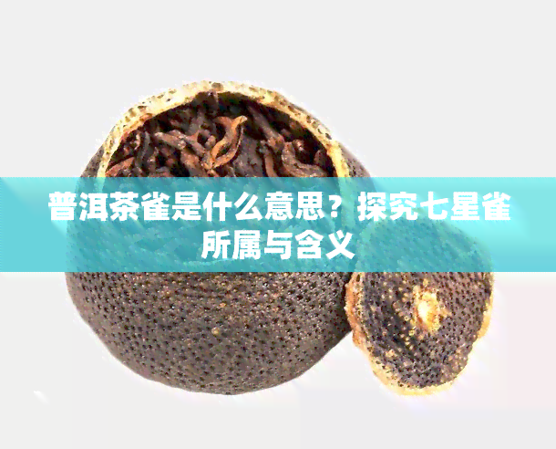 普洱茶雀是什么意思？探究七星雀所属与含义