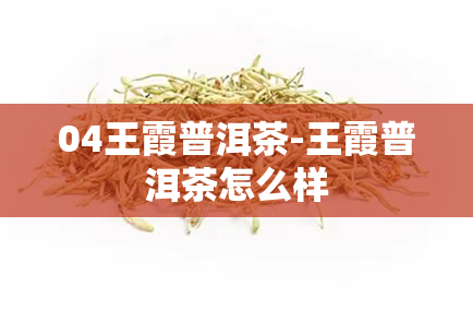 04王霞普洱茶-王霞普洱茶怎么样