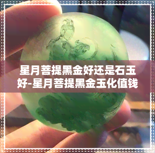 星月菩提黑金好还是石玉好-星月菩提黑金玉化值钱吗