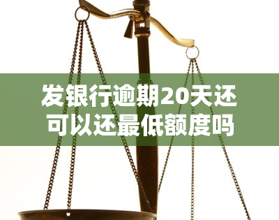 发银行逾期20天还可以还更低额度吗，询问：发银行信用卡逾期20天，是否可以仅还更低还款额？