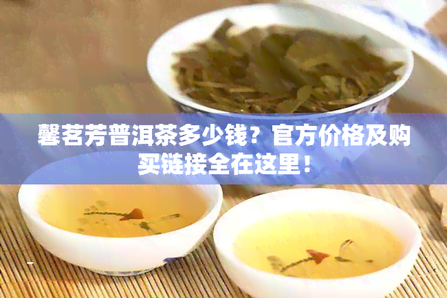 馨茗芳普洱茶多少钱？官方价格及购买链接全在这里！