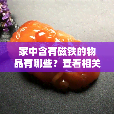 家中含有磁铁的物品有哪些？查看相关图片