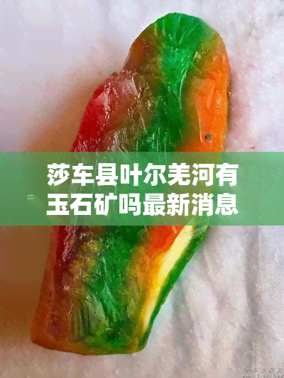 莎车县叶尔羌河有玉石矿吗最新消息，新疆莎车县叶尔羌河流域探获玉石矿床