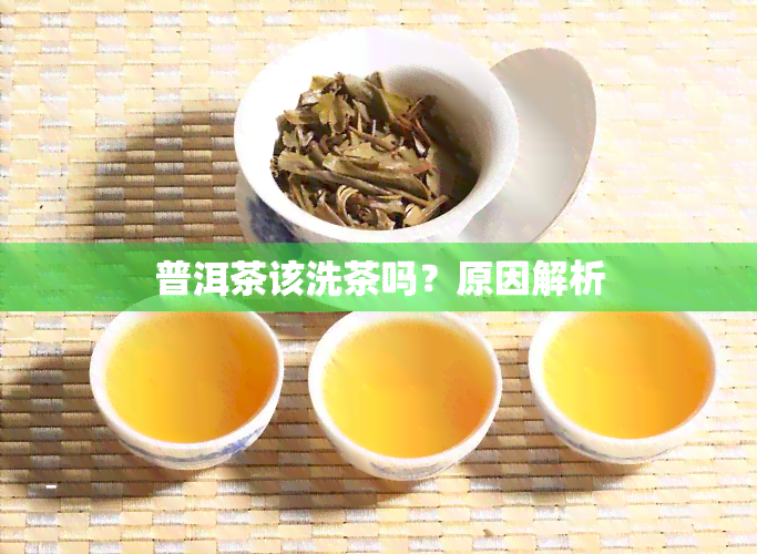 普洱茶该洗茶吗？原因解析