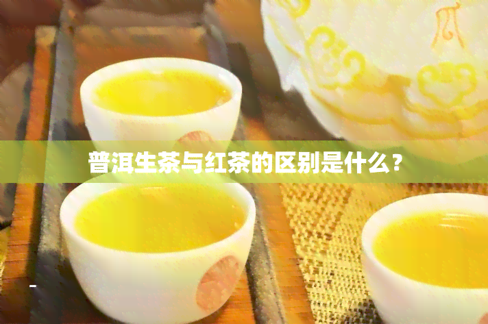 普洱生茶与红茶的区别是什么？