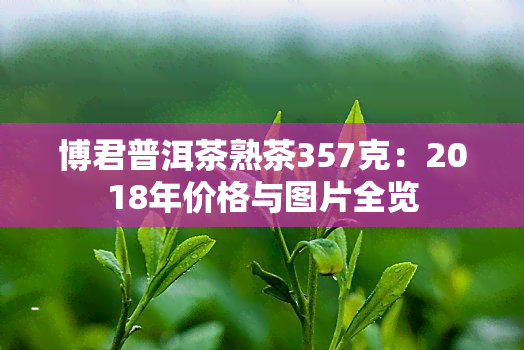 博君普洱茶熟茶357克：2018年价格与图片全览