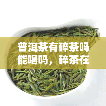 普洱茶有碎茶吗能喝吗，碎茶在普洱茶中是否存在？是否适合饮用？