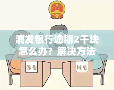 浦发银行逾期2千块怎么办？解决方法与步骤解析