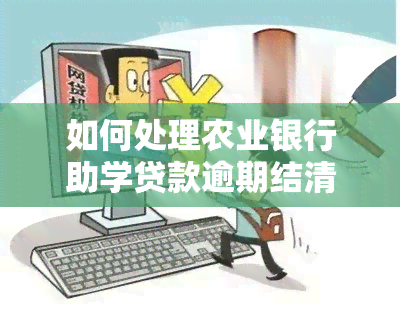 如何处理农业银行助学贷款逾期结清后无不良信息？