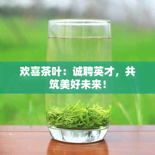 欢喜茶叶：诚聘英才，共筑美好未来！