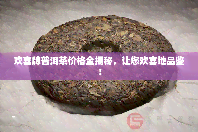 欢喜牌普洱茶价格全揭秘，让您欢喜地品鉴！