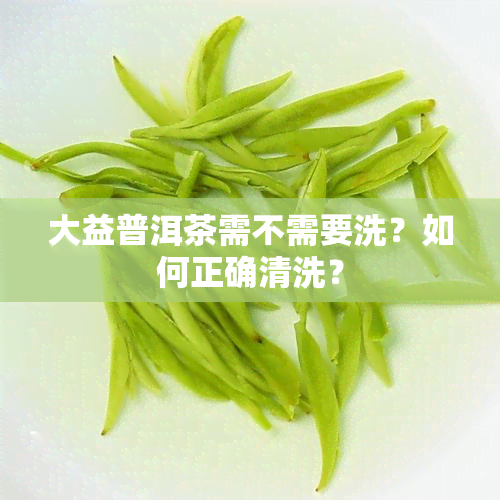 大益普洱茶需不需要洗？如何正确清洗？