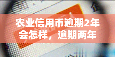 农业信用币逾期2年会怎样，逾期两年：农业信用币的后果是什么？