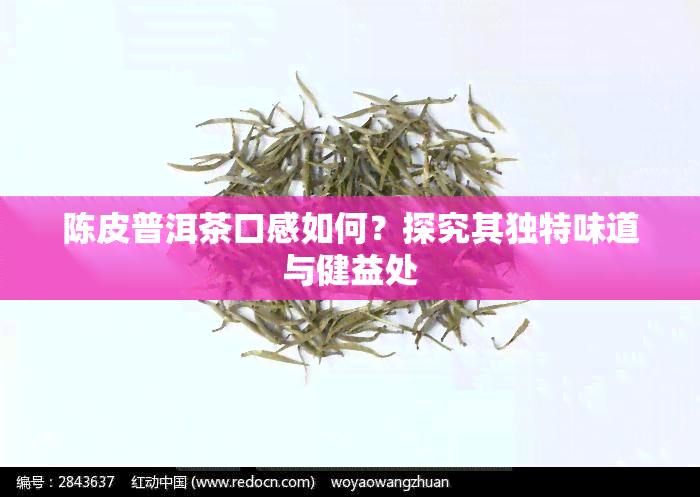 陈皮普洱茶口感如何？探究其独特味道与健益处