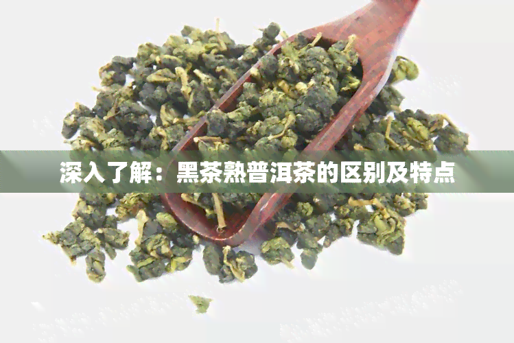 深入了解：黑茶熟普洱茶的区别及特点