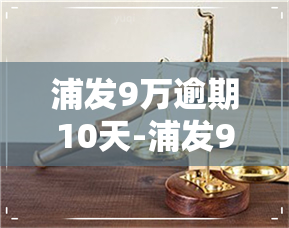 浦发9万逾期10天-浦发9万逾期10天利息多少