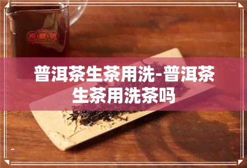 普洱茶生茶用洗-普洱茶生茶用洗茶吗