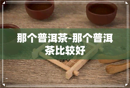 那个普洱茶-那个普洱茶比较好