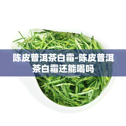 陈皮普洱茶白霜-陈皮普洱茶白霜还能喝吗