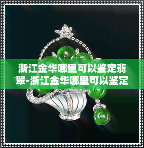 浙江金华哪里可以鉴定翡翠-浙江金华哪里可以鉴定翡翠的