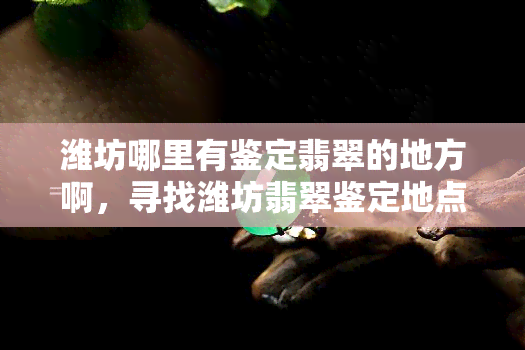 潍坊哪里有鉴定翡翠的地方啊，寻找潍坊翡翠鉴定地点？这份指南来帮你！