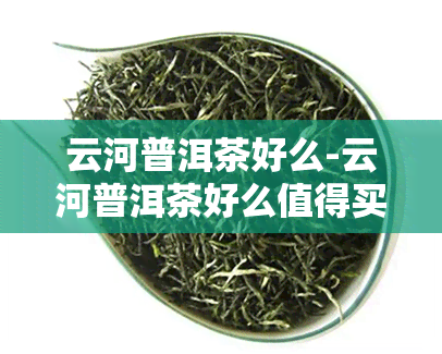 云河普洱茶好么-云河普洱茶好么值得买吗