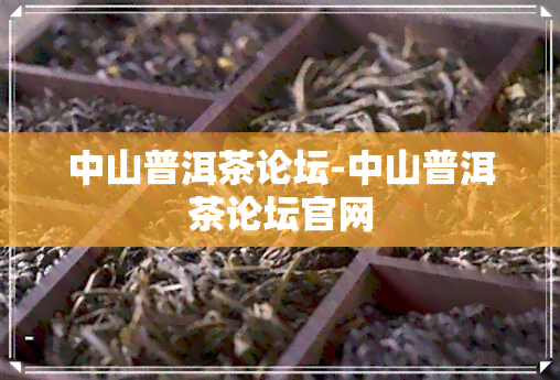 中山普洱茶论坛-中山普洱茶论坛官网