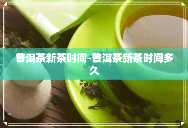 普洱茶新茶时间-普洱茶新茶时间多久