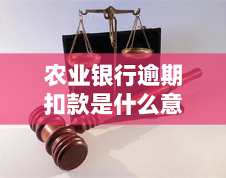 农业银行逾期扣款是什么意思，了解农业银行逾期扣款：含义及影响