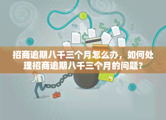 招商逾期八千三个月怎么办，如何处理招商逾期八千三个月的问题？