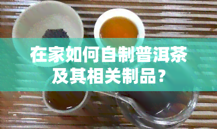 在家如何自制普洱茶及其相关制品？