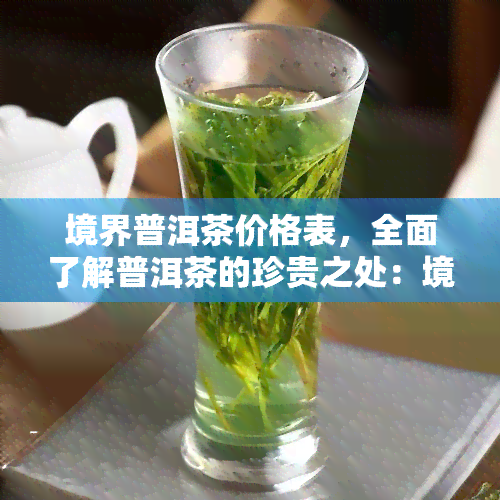 境界普洱茶价格表，全面了解普洱茶的珍贵之处：境界普洱茶价格表解析