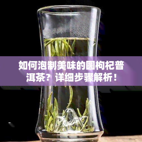 如何泡制美味的圆枸杞普洱茶？详细步骤解析！