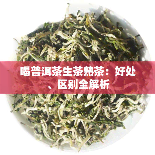 喝普洱茶生茶熟茶：好处、区别全解析