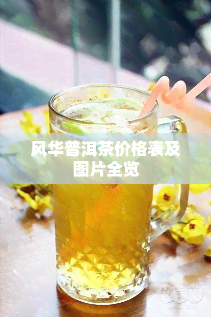 风华普洱茶价格表及图片全览