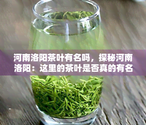 河南洛阳茶叶有名吗，探秘河南洛阳：这里的茶叶是否真的有名？