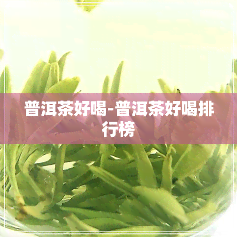 普洱茶好喝-普洱茶好喝排行榜