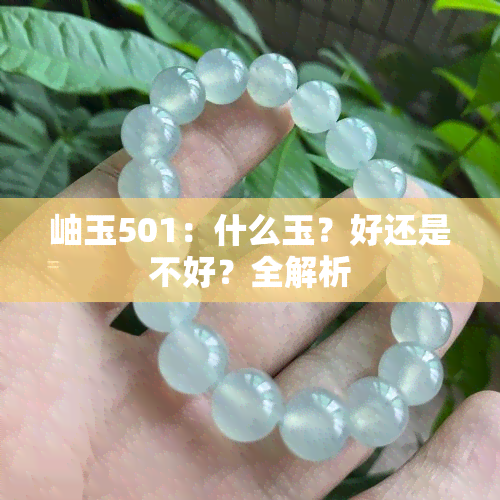 岫玉501：什么玉？好还是不好？全解析