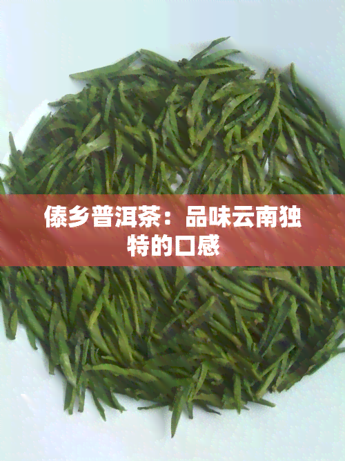 傣乡普洱茶：品味云南独特的口感