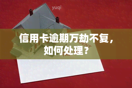 信用卡逾期万劫不复，如何处理？