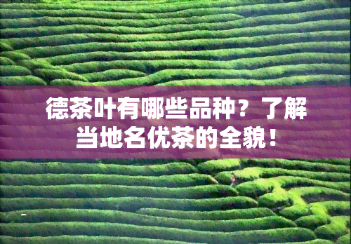 德茶叶有哪些品种？了解当地名优茶的全貌！