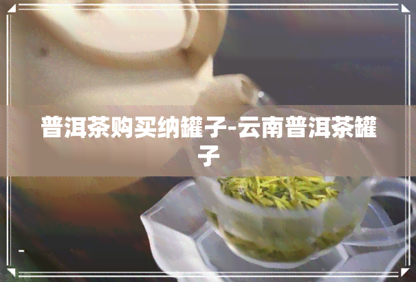 普洱茶购买纳罐子-云南普洱茶罐子