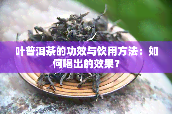 叶普洱茶的功效与饮用方法：如何喝出的效果？