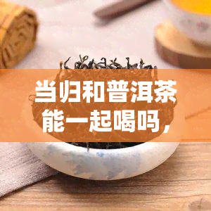 当归和普洱茶能一起喝吗，当归与普洱茶：能否搭配饮用？