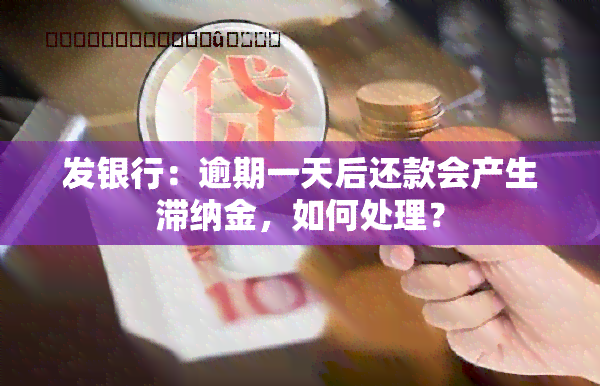 发银行：逾期一天后还款会产生滞纳金，如何处理？