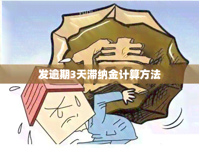 发逾期3天滞纳金计算方法