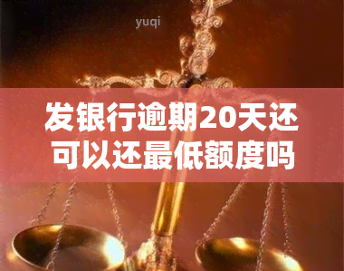 发银行逾期20天还可以还更低额度吗，发银行：信用卡逾期20天，是否还能偿还更低还款额？