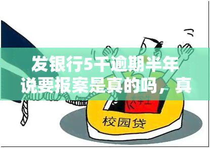 发银行5千逾期半年说要报案是真的吗，真相揭秘：发银行5千元逾期半年，真的会被报案吗？